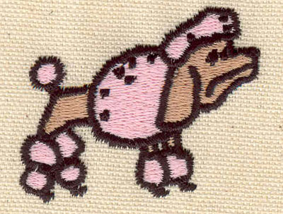 Embroidery Design: Poodle<br>2.04w X 1.72h