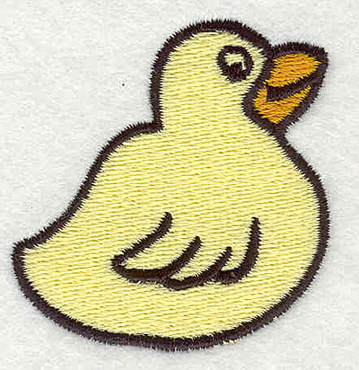 Embroidery Design: Ducky <br>1.98"w X 2.05"h
