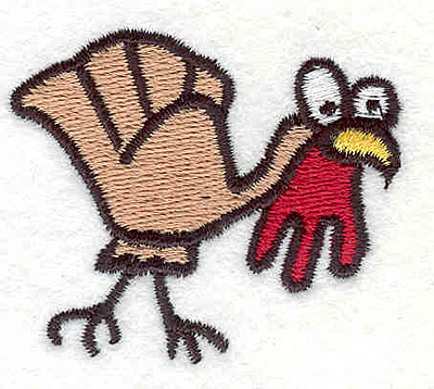 Embroidery Design: Turkey <br>2.07"w X 1.74"h