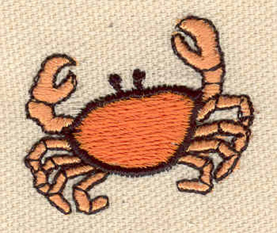 Embroidery Design: Crab B<br> 1.50w X 1.30h