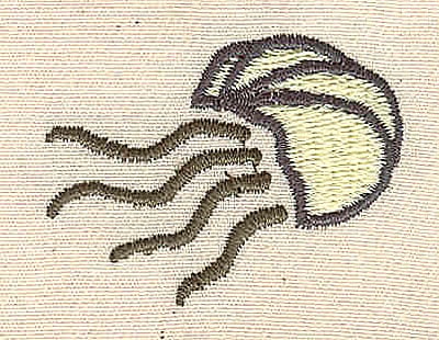 Embroidery Design: Jellyfish<br> 1.60w X 1.20h