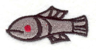Embroidery Design: Fish H <br>2.14"w X 1.03"h