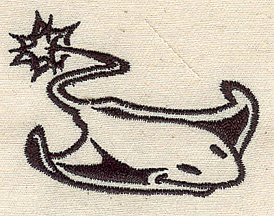 Embroidery Design: Stingray<br> 2.44w X 1.78h