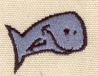Embroidery Design: Whale B<br> 1.50w X 1.10h
