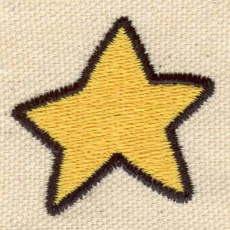 Embroidery Design: Star<br> 1.50w X 1.44h