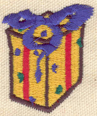 Embroidery Design: Present<br> 1.53w X 1.79h