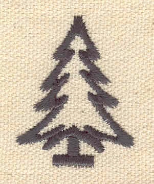 Embroidery Design: Christmas tree<br> 1.16w X 1.51h