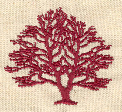 Embroidery Design: Tree F <br> 2.48"h x 2.78"w