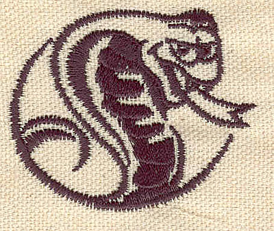 Embroidery Design: Snake<br> 2.07w X 1.69h