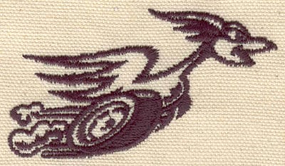 Embroidery Design: Roadrunner<br> 3.06w X 1.71h