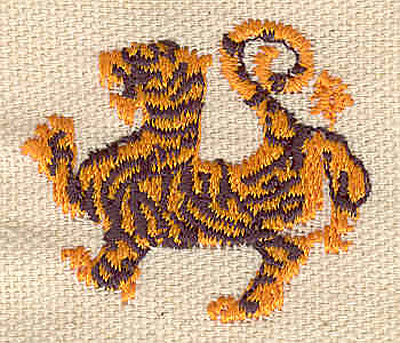 Embroidery Design: Tiger<br> 1.50w X 1.39h