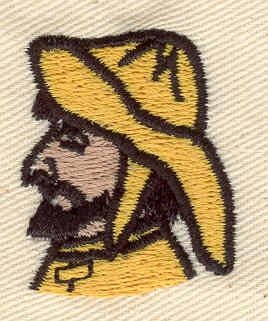 Embroidery Design: Fisherman<br> 1.08w X 1.32h