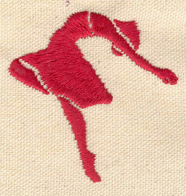 Embroidery Design: Dancer F<br> 2.21w X 2.22h