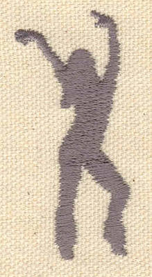 Embroidery Design: Dancer G<br> 0.96w X 2.13h