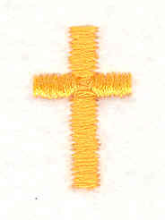 Embroidery Design: Cross A <br>0.52"w X 0.89"h