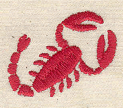 Embroidery Design: Scorpion<br> 1.33w X 1.13h