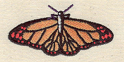 Embroidery Design: Butterfly<br> 2.69w X 1.34h