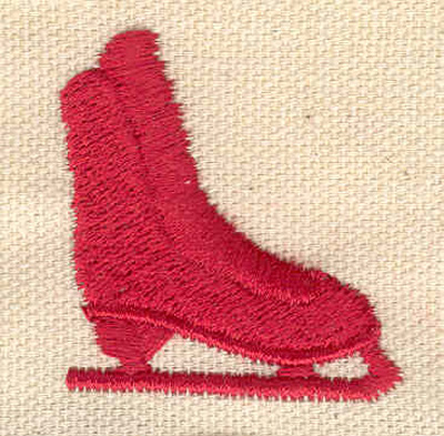 Embroidery Design: Red Skate<br>1.55"Hx1.44"W