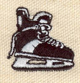 Embroidery Design: Hockey skate<br> 1.09w X 1.04h