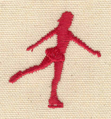 Embroidery Design: Figure Skater A<br> 1.76w X 1.82h