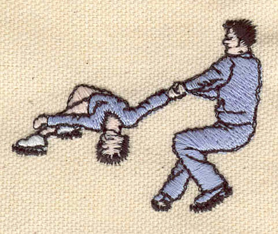 Embroidery Design: Figure Skating pair<br> 2.14w X 1.71h