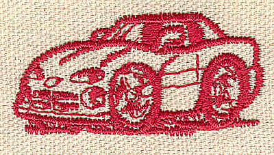 Embroidery Design: Car<br> 2.04w X 1.00h