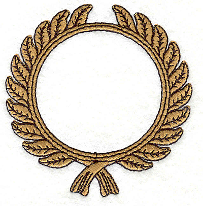 Embroidery Design: Wreath 5<br> 3.13" X 3.01"