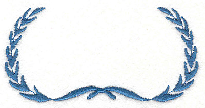 Embroidery Design: Wreath 3<br> 1.94" X 3.92"
