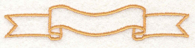 Embroidery Design: Banner 1<br>0.77" x 3.73"