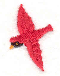 Embroidery Design: Cardinal<br> 1.14w X 0.70h