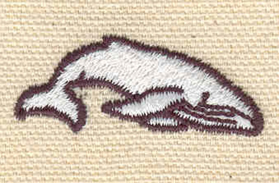 Embroidery Design: Whale C<br> 1.50w X 0.65h