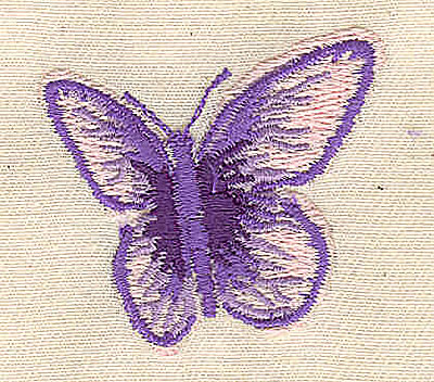 Embroidery Design: Butterfly<br> 1.72w X 1.53h
