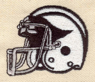 Embroidery Design: Football helmet<br> 2.22w X 1.89h