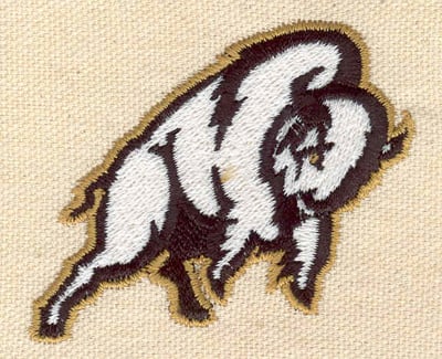Embroidery Design: Bison<br> 2.58w X 2.11h