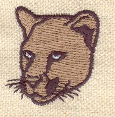 Embroidery Design: Cougar<br> 1.29w X 1.32h