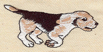 Embroidery Design: Beagle<br> 2.99w X 1.34h