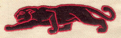 Embroidery Design: Panther<br> 3.53w X 0.99h