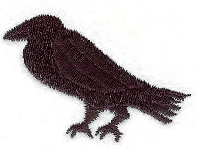 Embroidery Design: Raven<br> 1.47w X 2.10h