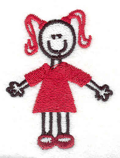 Embroidery Design: Doll <br>1.74"w X 2.28"h