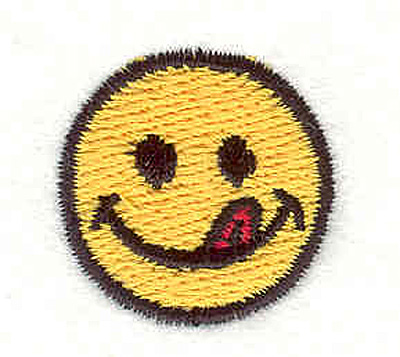 Embroidery Design: Smile <br>1.01"w X 1.00"h