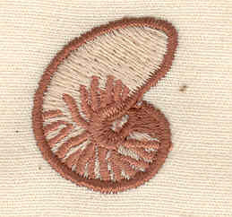 Embroidery Design: Shell<br> 0.80w X 0.94h