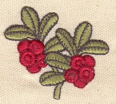 Embroidery Design: Flowers and leaves<br> 2.02w X 1.79h