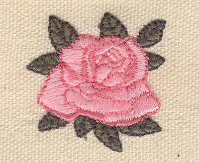 Embroidery Design: Rose H<br> 1.39w X 1.40h