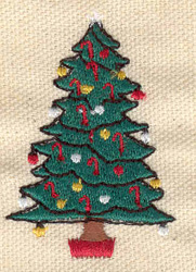 Embroidery Design: Christmas tree<br> 1.43w X 2.10h | Embroidery Legacy Embroidery Design: Christmas tree<br> 1.43w X 2.10h