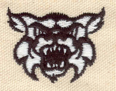 Embroidery Design: Wild Cat<br> 1.65w X 1.26h
