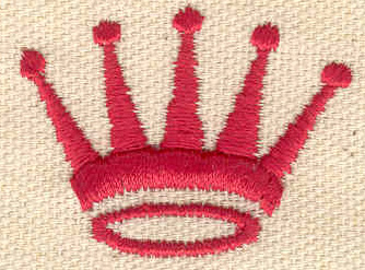 Embroidery Design: Crown<br> 1.54w X 1.18h | Embroidery Legacy Embroidery Design: Crown<br> 1.54w X 1.18h