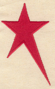 Embroidery Design: Star<br> 2.54w X 4.24h