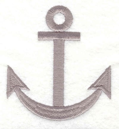 Embroidery Design: Anchor B  <br>2.73"w X 3.08"h