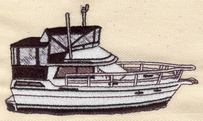 Embroidery Design: Cabin Cruiser<br> 4.04w X 2.38h