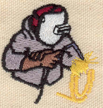 Embroidery Design: Welder<br> 1.79w X 1.76h